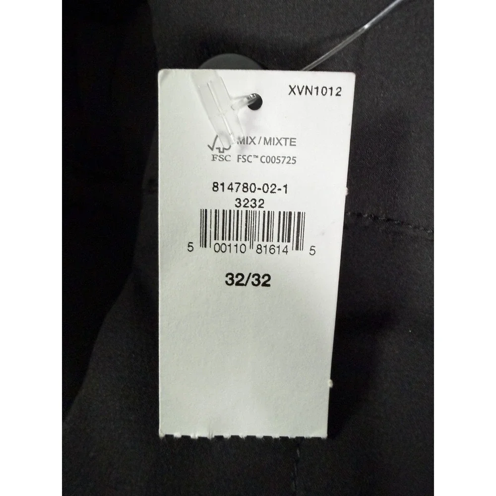 NWT Banana Republic Pants Mens 32x32 Black Performance Slim Tapered Fit Golf